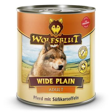 Wide WOLFSBLUT Wide Plain hrana za pse s konjskim mesom i slatkim krumpirom, mokra, 800g