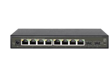 Level One LevelOne GES-1051 mrežni prekidač, 10-portni Gigabit Smart Lite, crni