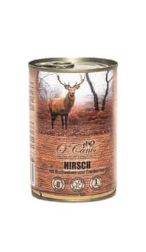 slomart O'CANIS Konzervirana hrana za pse - Mokra hrana - jelen s heljdom - 400 g