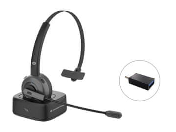 Conceptronic Conceptronic POLONA Bluetooth slušalice s bazom za punjenje, crne