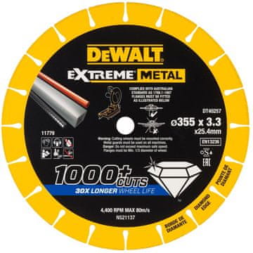 DeWalt DeWALT DT40257-QZ dijamantna rezna ploča, 1 kom