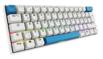 Sharkoon Sharkoon SGK50 S4 Tipkovnica Home USB QWERTZ Njemačka Bijela