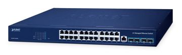 Planet PLANET GS-4210-24P4X L3 Gigabit PoE mrežni prekidač, 24x10GbE SFP+