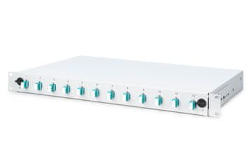 Digitus Digitus DN-40034 Fiber optička spojna kutija, 1U, 12x LC DX, OM3