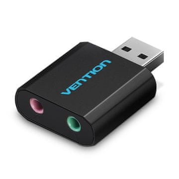 Vention Vention VAB-S17-B USB vanjska zvučna kartica, crna