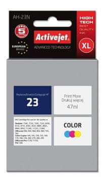 ActiveJet Activejet AH-23N zamjenska tinta za HP 23 C1823D, 47 ml, boja