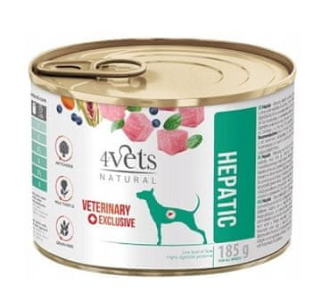 slomart 4VETS Natural Hepatic Pasja mokra hrana - 185 g