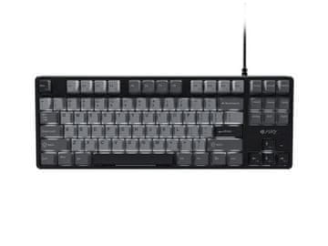 slomart FURY KANABO K2 US mehanička gaming tipkovnica crno-siva s bijelim osvjetljenjem