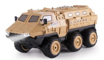 slomart Amewi V-Guard Armored Vehicle 6WD 1:16 RTR RC model, pješčana