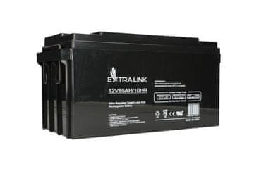 Extē Extralink AGM akumulator 12V 65Ah, bez održavanja, crni