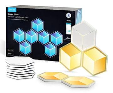 Govee Govee H606A Glide Hexagon Light Panels Ultra, 7 komada, RGBIC LED