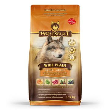 Wide WOLFSBLUT Wide Plain Light Konj s slatkim krumpirom - Suha hrana za pse - 2kg