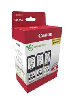 CAN Canon 5437C004 crna, cijan, magenta, žuta tinta uložak, 3 komada, XL