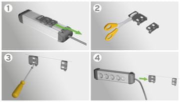Brennenstuhl Brennenstuhl 8105183 produžni kabel 3m, 10 utičnica, IP20, unutarnji, crni/srebrni