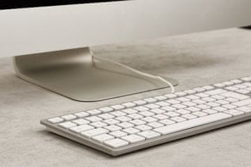 slomart CHERRY KC 6000C FOR MAC tipkovnica, USB-C, QWERTZ njemačka, srebrna