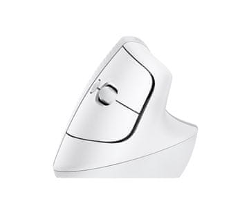 slomart Logitech Lift vertikalni ergonomski miš, bijeli