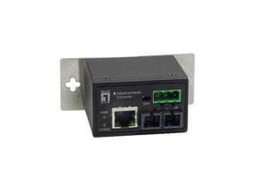 Level One LevelOne IES3301 industrijski pretvarač medija RJ45 na ST, Multi-Mode Fiber, 2km, -40°C do 75°C