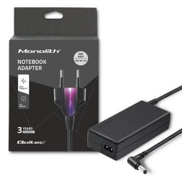 Qoltec 50075.90W Adapter za Asus, 90W, Crna