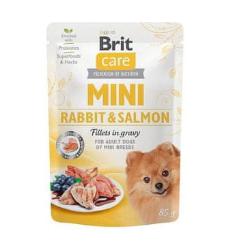BRIT Care Mini Rabbit&Salmon - mokra hrana za pse, 85 g