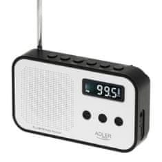 RADIO Radio sat Adler AD 1907, Bijeli/Crni