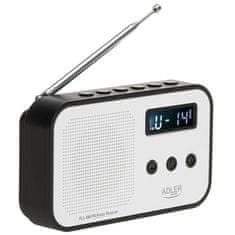 RADIO Radio sat Adler AD 1907, Bijeli/Crni