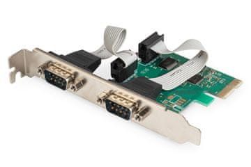 Digitus Digitus DS-30000-1: PCIe serijska kartica s 2 serijska porta