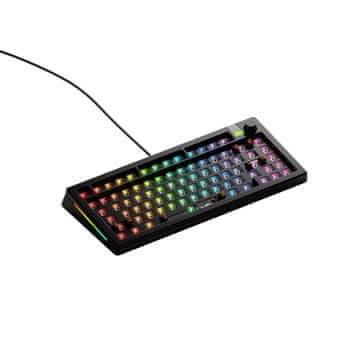 slomart Glorious Gaming GMMK 3 PRO 75% mehanička tipkovnica, crna