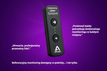 Apogee Apogee GROOVE Anniversary DAC i pojačalo za slušalice, USB-C