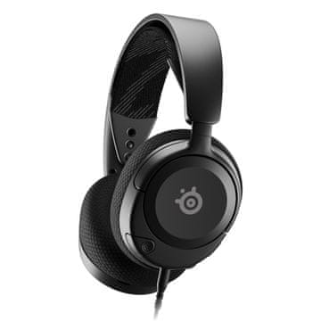 STS SteelSeries Arctis Nova 1 Gaming slušalice, crne
