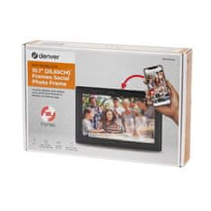 Denver Denver PFF-1021BLACK digitalni foto okvir Crna 25.6 cm (10.1") Touchscreen Wi-Fi