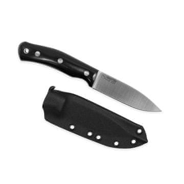 Casström No.10 SFK Nož sa nazubljenom oštricom, crna Micarta, Kydex
