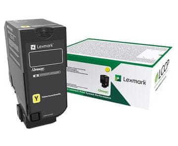 LEX Lexmark 75B20Y0 toner, original, žuta, 10000 stranica