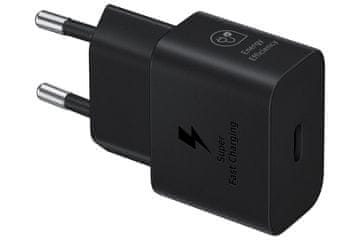 Samsung Samsung EP-T2510 univerzalni brzi punjač, 25W, USB-C PD 3.0, crni