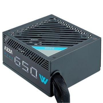 AZZA Azza PSAZ-650W napajanje 650W 80+ Bronze, 120mm ventilator, crno