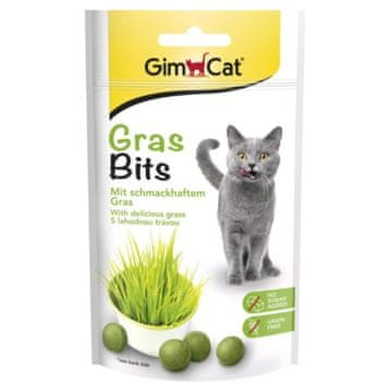 GMC GIMCAT GrasBits hrskavi zalogaji trave, poslastica za mačke, 425g