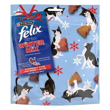 Purina PURINA Felix Winter Mix Turska & brusnica - poslastice za mačke - 200g