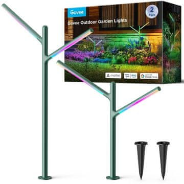 Govee Govee H7086 RGBICWW LED vrtna svjetla, 1100 lm, Wi-Fi + Bluetooth