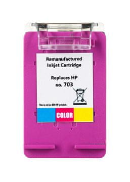 slomart Superbulk tinta za pisač HP B-H703C (zamjena HP 703 CD888) trobojna standardna