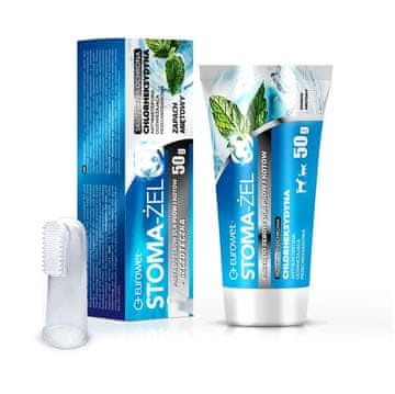 Eurowet EUROWET Stoma-Żel Mint pasta i četkica za zube za pse i mačke - 50g