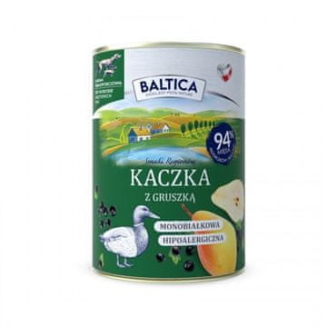 slomart BALTICA Smaki regionów Patka s kruškom - mokra hrana za pse - 400 g (BA5)