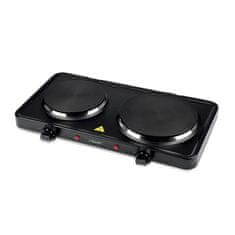 Electric Dvojni električni štednjak MAESTRO MR-772-2, 2500W, crni