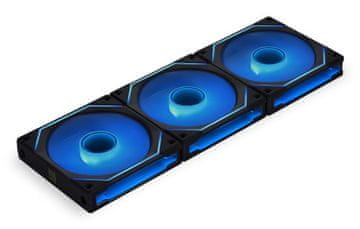 Lian Li Lian Li Uni Fan SL-INF 12 cm računalniški ventilator, crni, komplet 3 komada