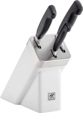 slomart Zwilling FOUR STAR Set 3 noža u bloku za oštrenje, bijeli
