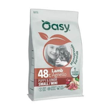 Oasy OASY One Animal Protein Puppy & Junior Small/Mini Janjetina - suha hrana - 800g