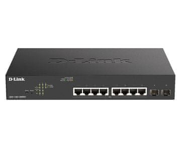 D-LINK D-Link DGS-1100-10MPV2 mrežni prekidač, 10x Gigabit PoE, L2 upravljiv