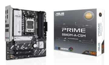 slomart ASUS PRIME B840M-A-CSM matična ploča AM5 micro ATX