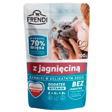 Pieces FRENDI Komadići u umaku od janjetine - mokra hrana za mačke - 100 g