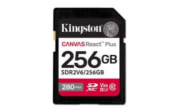 KIN Kingston Canvas React Plus 256 GB SDXC kartica, Class 10, V60