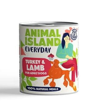 Animal ANL ANIMAL ISLAND Everyday pure meat formula s pačetinom i janjetinom - mokra hrana za pse - 800g