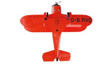 slomart Amewi D17s RC biplan, električni motor, crveni